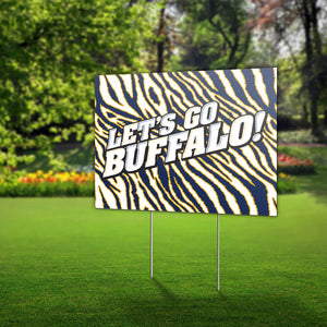 Lawn Sign - "Let's Go Buffalo" - Show your support with this Buffalo Sabres Sign