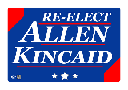 Re-Elect Allen/Kincaid- Bills Bumper Sticker