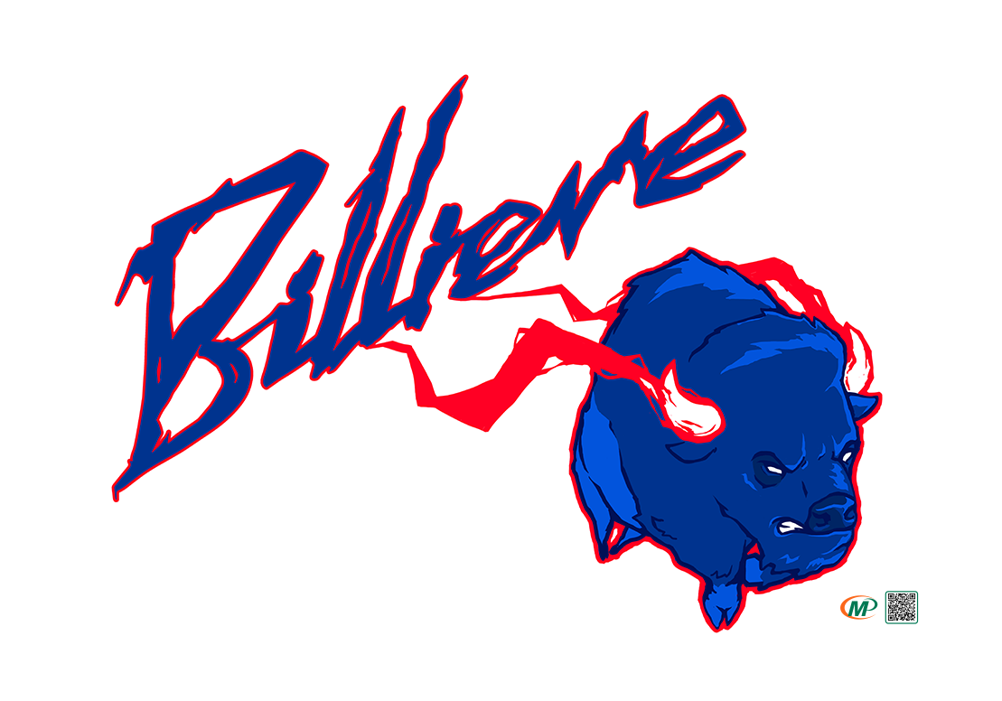 Billieve - Angry Buffalo Bumper Sticker