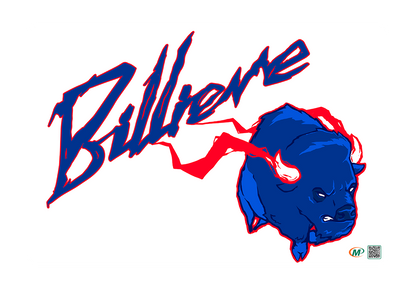 Billieve - Angry Buffalo Bumper Sticker