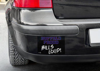 Bills Loud, Bills Proud Bumper Sticker