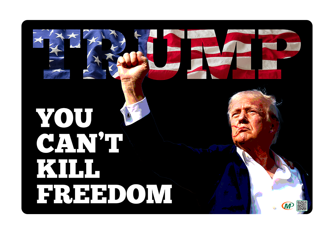 Freedom - Trump Bumper Sticker