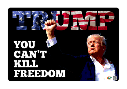 Freedom - Trump Bumper Sticker