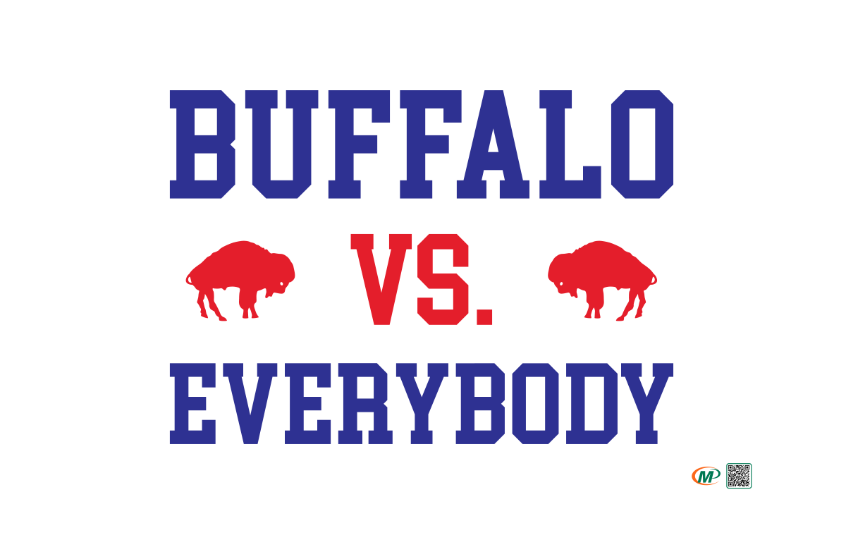 Buffalo vs. Everybody Bumper Sticker