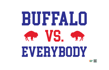 Buffalo vs. Everybody Bumper Sticker