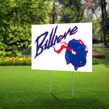 Load image into Gallery viewer, Lawn Sign - &quot;Billieve&quot; -Charging Buffalo - Show your Support for the Bills with this Billieve sign
