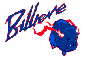 Lawn Sign - "Billieve" -Charging Buffalo - Show your Support for the Bills with this Billieve sign